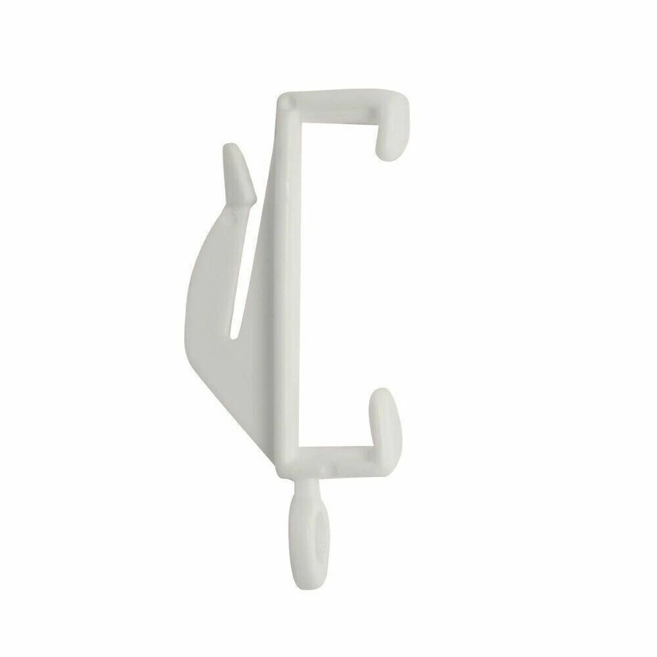50 X Curtains Hooks Glider Curtain Track Glide Hooks Solo Glide Rail Runner Hook - Image 1 of 1