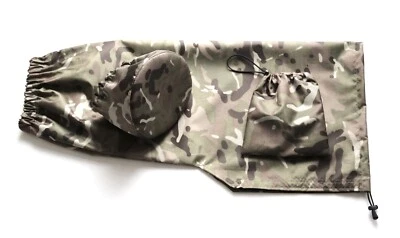 CONJUNTOS DE GORRA Y BOLSA para cámara/lente impermeable impresión EREBIS camuflaje cubierta de lluvia Foto 1 de 4