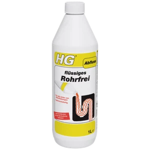 HG flüssiges ROHRFREI 1L gegen Abfluss Verstopfungen gebrauchsfertig - Bild 1 von 5