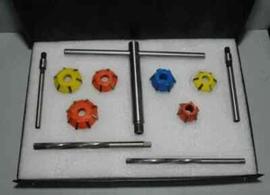 14x Valve Seat Cutter Kit Carbide Tipped With HSS Reamers Fast & Economical - Picture 1 of 6