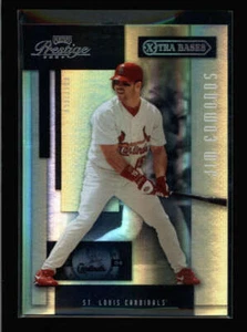 JIM EDMONDS 2004 PLAYOFF PRESTIGE #154 XTRA BASES FOIL PARALLEL #58/75 AY7429 - Picture 1 of 1