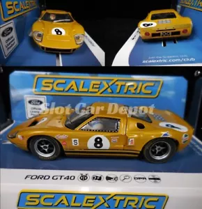Scalextric Ford GT40 "1968 BOAC 500" #8 Drury / Holland mit Beleuchtung DPR C4495 - Bild 1 von 7