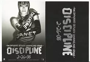 Janet Jackson - Discipline US promotional Postcard Brand New EX Cond. 5"x7" D - Picture 1 of 1