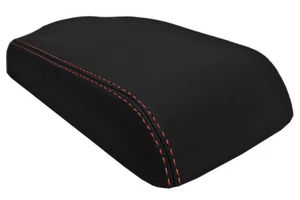 Console Lid Cover Leather for Mitsubishi 3000GT Dodge Stealth 91-99 Red Stitch - Picture 1 of 10