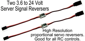 Dos 2 X Servo Señal Inversores 3.6 a 24 Voltios Futaba Spektrum JR Compatible - Imagen 1 de 4