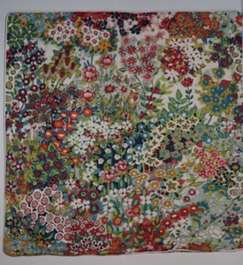 Pottery Barn Floral 24" Quadratischer Kissenbezug Baumwolle & Leinen - Bild 1 von 9