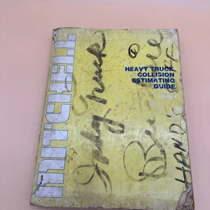 Mitchell Heavy Truck Collision Estimating Guide 1984 Vintage Manual - Picture 1 of 12