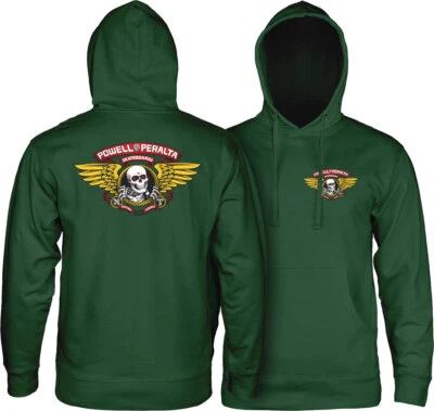 Powell Peralta Skateboard Hoody Winged Ripper Alpine Green - Image 1 of 3