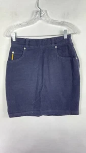 Armani Jeans Womens A Line Skirt Style X5G19KG Blue Size 10                      - Picture 1 of 8