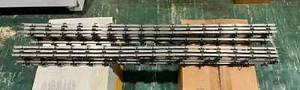 Lionel/K-Line 10 Piece Lot of 40" Straight "O-Gauge" Three-Rail Train Tracks - Picture 1 of 5