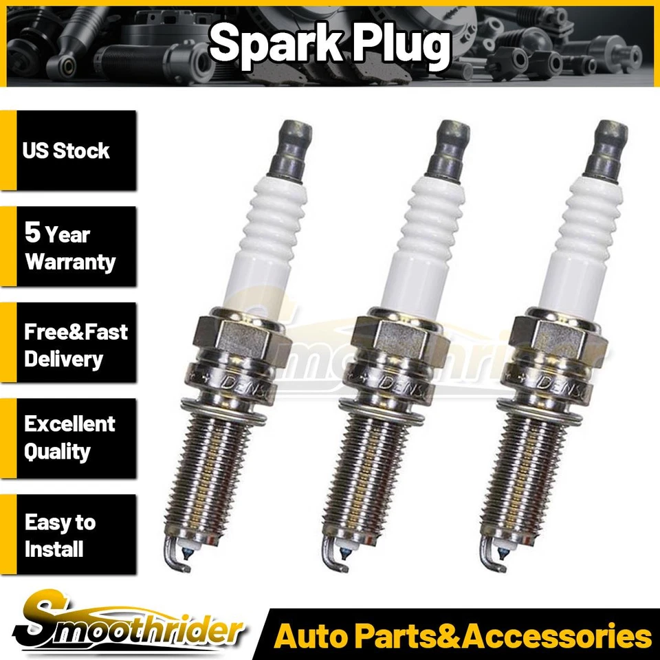 Bujía DENSO Auto Parts 3 piezas para Smart Fortwo 2008-2011 2012 2013 2014 2015 Foto 1 de 2