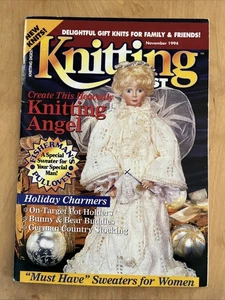 Knitting Angel - Knitting Digest November 1994 - 11 Winter Patterns EXCELLENT - Picture 1 of 2