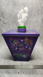Cinemark 85th Anniverssary The Joker Popcorn Tin Bucket w/ Hand - Missing Cards - Picture 1 of 6