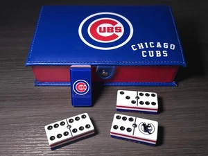 Chicago Cubs Domino Jumbo, dominoes, domino set, dominoes set, Cubs - Picture 1 of 4