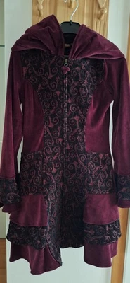 Extravaganter Chapati Mantel Gr. S, aus Brokat und Samt, wie neu - Bild 1 von 4
