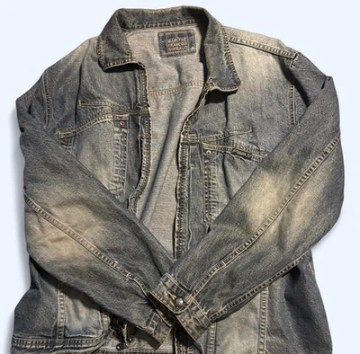 Chaqueta vaquera grande vintage Marithe Francois Girbaud para hombre Foto 1 de 3
