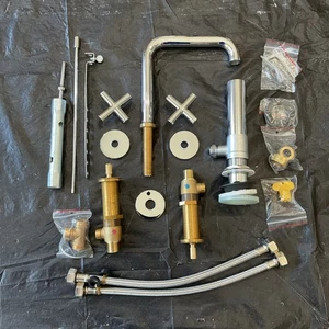 Graff Bathroom Faucet Widespread Polished Chrome G-6711-C17B-PC H6 - Picture 1 of 10