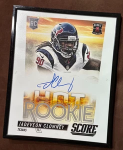 2014 Score Football - Jadeveon Clowney RC - 8x10 Score Hot Rookie handsigniert - Bild 1 von 6