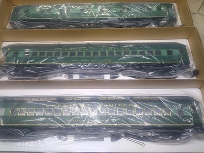Aristo Craft Lot Of 3 G Guage Passenger Train Cars Southern Crescent Limited NOS - Image 1 of 4