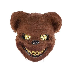 1 Pair Scary Bloody Bear Masks Party Performance for Halloween (Black Brown) - Imagen 1 de 12