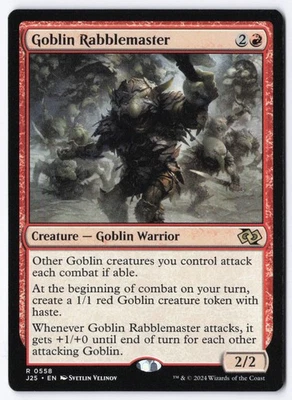 Goblin Rabblemaster R Foundations Jumpstart 558 NM - Image 1 of 2