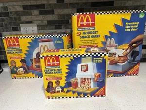 McDonald’s Happy Meal Magic McNugget Snack Maker, French Fry, Frozen Fruits Lot - Picture 1 of 16