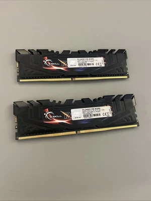 2-G. SKILL 8GRK DDR4 2400MHz Desktop Memory F4-2400CL15-15-15-35-8GRKB XMP INTEL - Image 1 of 2