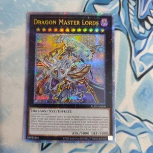 Yugioh Asian English Dragon Master Lords ALIN-AE000 QCSE VERY RARE - Picture 1 of 2