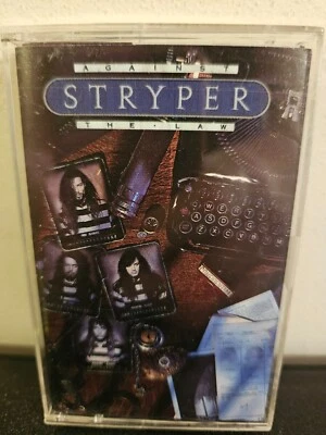STRYPER Against The Law 1990 CASSETTE TAPE CHRISTIAN METAL HARD ROCK - Image 1 of 4