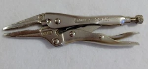 Vintage - Stanley - #84-040 - 6.5 in Long Nose Locking Pliers - Used Very Little - Picture 1 of 9