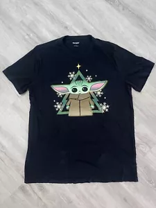 Old Navy GROGU xmas BLACK shirt MEDIUM **USED ONCE** Unisex - Picture 1 of 5