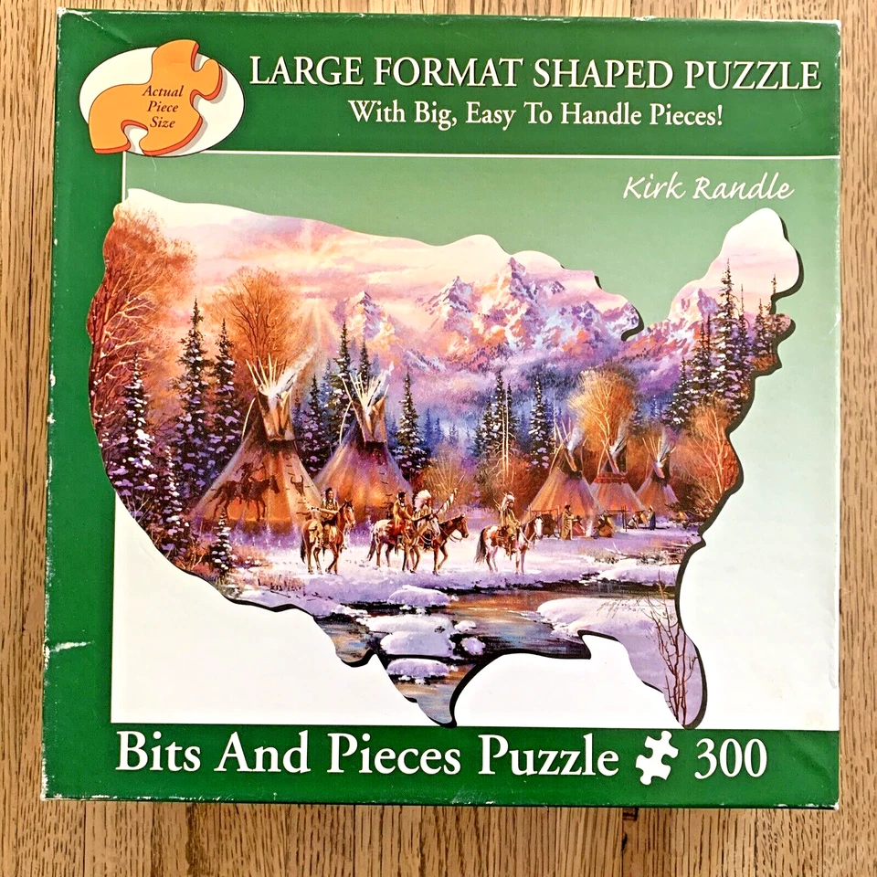 Головоломка, «Дом храбрых», Кирк Рэндл, 300 шт. большой формат appx 20 «x 27» - Изображение 1 из 2