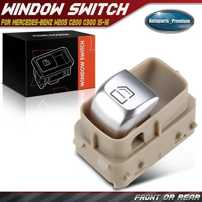 Interruptor de ventana única para Mercedes-Benz W205 C200 C300 15-16 delantero derecho o trasero Foto 1 de 4