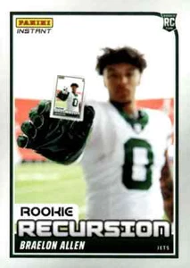 2024 Panini Instant BRAELON ALLEN RC - NFL Rookie Recursion #'d 1/501 NY Jets - Picture 1 of 3