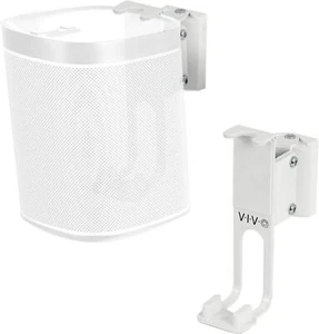 Soportes de montaje en pared dobles blancos diseñados para Sonos One, Sl y Play:1 Audio - Imagen 1 de 9