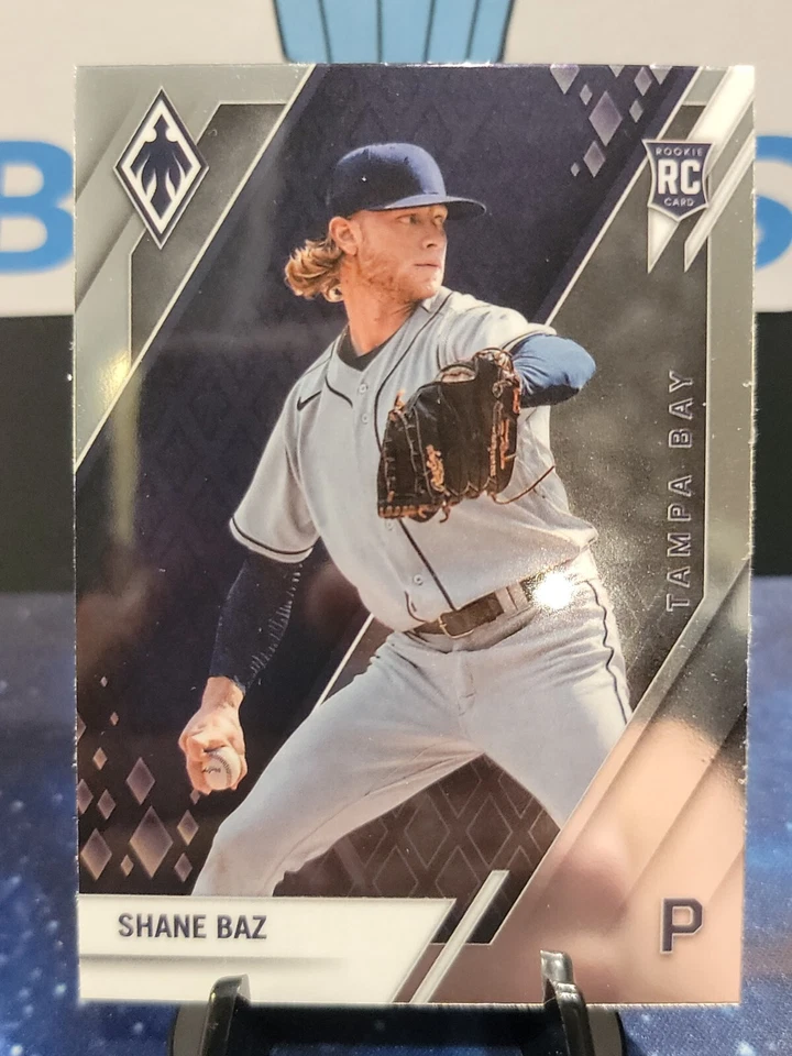 Shane Baz 2022 Panini Chronicles Phoenix Rookie #3 RC Tampa Bay Rays  (038) - Image 1 of 2