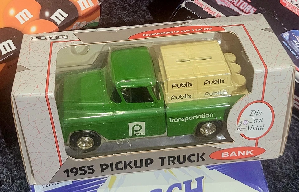1955 Publix Pickup Truck Bank 1:25 Scale Diecast ERTL Collectibles - Image 1 of 1