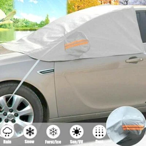 Car Windscreen Mirror Cover Frost Ice UV Sun Dust Screen HOTN Protect Y9K8 - Picture 1 of 17