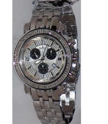 New Authentic Mens Joe Rodeo Tyler Jty5 St.steel  2.00 ct.aprx.Diamond Watch - Image 1 of 2