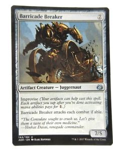 Magic The Gathering Karte Eine (1) Barrikadenbrecher Artefakt Kreatur Moloch - Bild 1 von 2