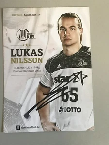 Autogrammkarte - LUKAS NILSSON - THW KIEL - orig. signiert #214 - Picture 1 of 1