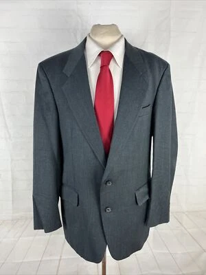 Henry Miller Men's Dark Gray Solid Suit 42L 36X31 $395 - Image 1 of 4