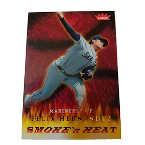 2006 Fleer - Smoke 'n Heat ⚾ #SH-5 - Felix Hernandez - Seattle Mariners 💦 - Picture 1 of 2