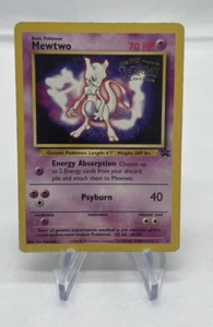 Pokemon Mewtwo Black Star Promo ☆ Kids WB First Movie ☆ 1999 ☆ - Imagen 1 de 2
