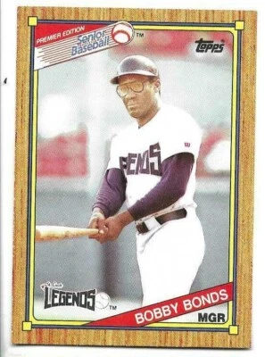 BOBBY BONDS 1989 TOPPS SENIOR LEAGUE CARD NEAR MINT+ CONDITION - Image 1 of 2