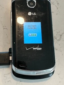 Teléfono celular plegable LG VX8600 - negro y plateado (Verizon) raro con ch@rger - Imagen 1 de 11