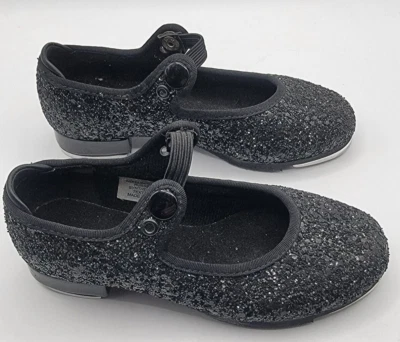 Zapatos BLOCH Negro Brillo Tap Almohadilla Antideslizante Bola Elástica para Niños Talla 9.5 M Usados en Excelente Condición Foto 1 de 4