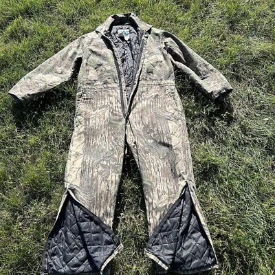 Insulated Coveralls Camouflage XL Hunting Gear Realtree Liberty Rugged Outdoor - Image 1 of 4