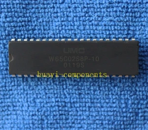 1 Stück W65C02S8P-10 W65C02S8P 65C02 6502 8-Bit 10 MHz MPU DIP40 - Bild 1 von 1
