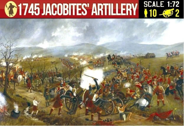 STRELETS Miniatures 1/72 – 283 Jacobites' Artillery - Jacobite Uprising 1745